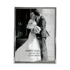 Chrome Cap 30x40cm Silver Metal Frame Stylish Decoration