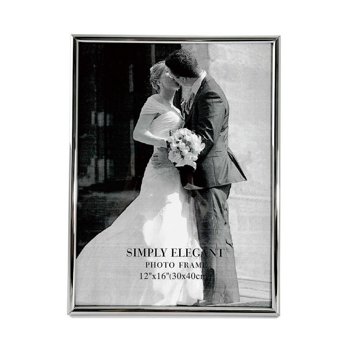 Fotolijst 30x40 cm metaal zilver goud