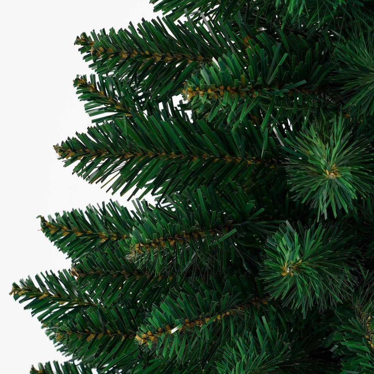 Kunstkerstboom smal 90 cm groen jute pot