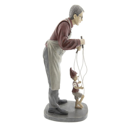 Beeld Pinokkio 36 cm grijs polyresin