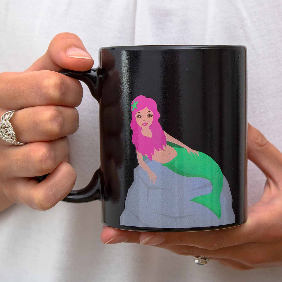 Mug "Mermaid" (Mermaid Heat Change Mug) - with color change