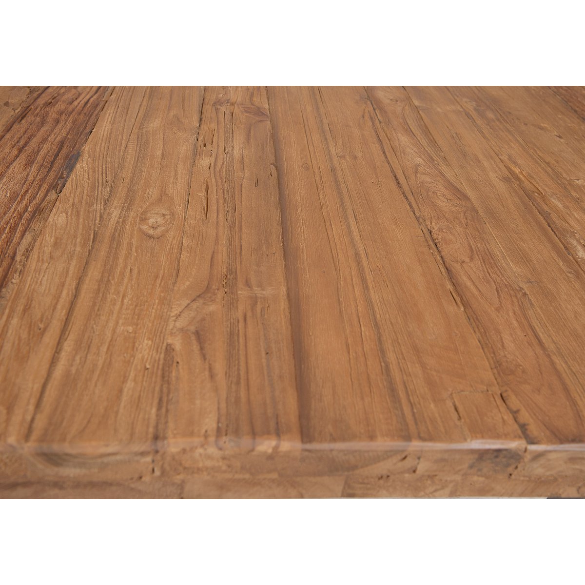 Table 220x100 cm, recycled natural teak wood