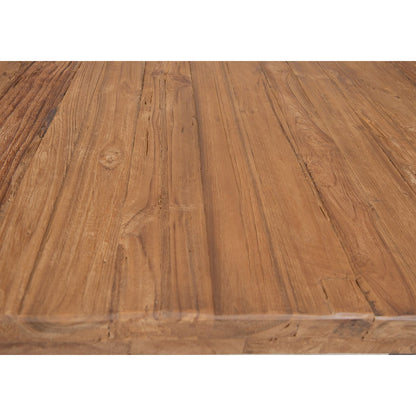 Table 220x100 cm, recycled natural teak wood
