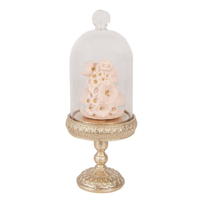 Decoratie beeld macarons 7x17 cm goudkunststof