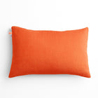 Rectangular organic cotton cushion with strawberry