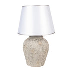 Table lamp Ø 35x59 cm Grey Terracotta Desk lamp