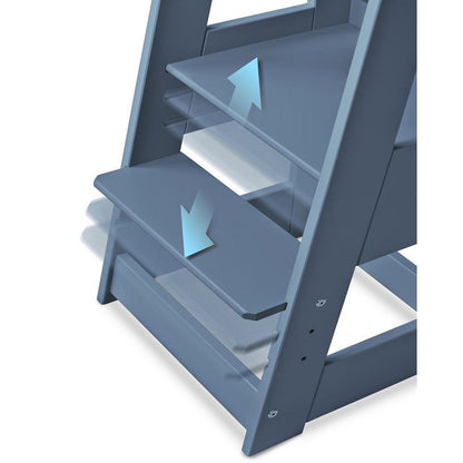 tiSsi® learning tower FELIX beech DOVE BLUE