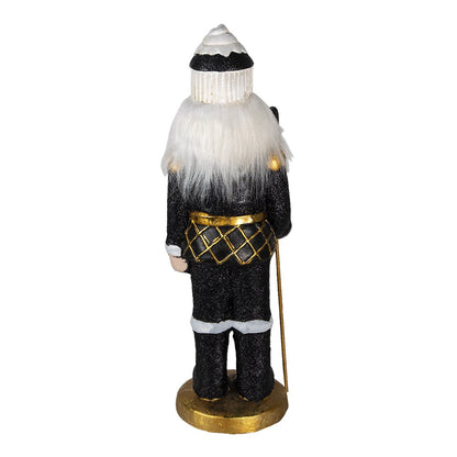 Notenkraker beeld 50 cm zwart kunststof