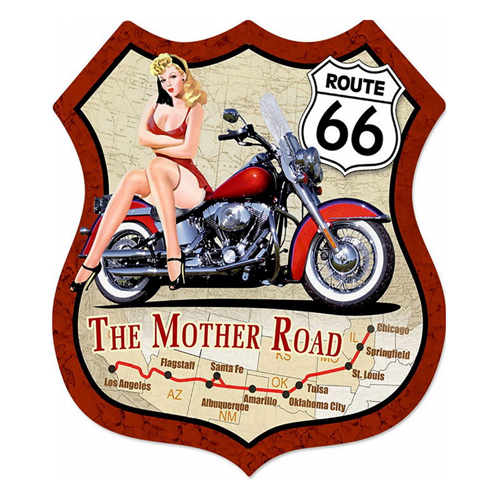 Text sign 30x35 cm Red Iron Wall sign