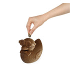 Houten spaarpot eend 12,7x10,7x12,8 cm