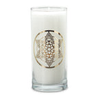 MAGIC CANDLE, MANDALA, 30348MAN, White, Ø approx. 6 cm, H approx. 14 cm
