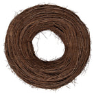 Wreath Ø 50x14 cm Brown Rattan