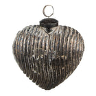 Christmas bauble 11x5x12 cm Grey Glass Christmas decoration