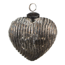 Christmas bauble 11x5x12 cm Grey Glass Christmas decoration