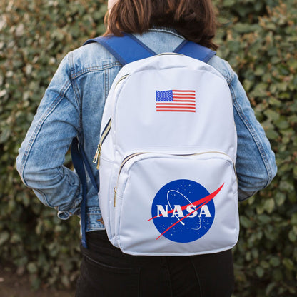 NASA rugzak wit 43x28x15 cm