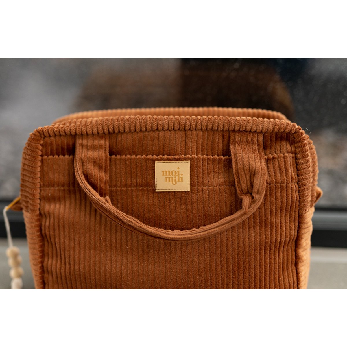 Make-up tasjesset 26x20x7 cm en 23x17 cm katoen