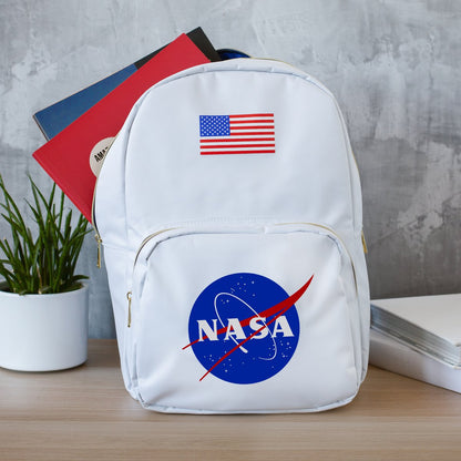 NASA rugzak wit 43x28x15 cm