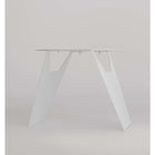 Bijzettafel 60x60x45 cm wit MDF