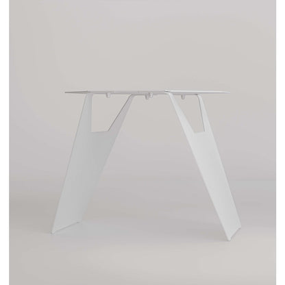 Bijzettafel 60x60x45 cm wit MDF