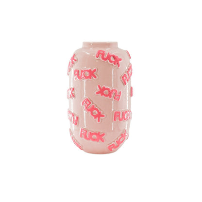 Vaas keramiek roze 17x17x27 cm