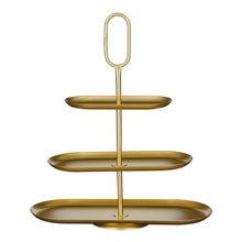 Etagere 3 laags 48x20x55 cm metaal goud