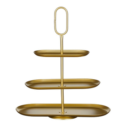 Etagere 3 laags 48x20x55 cm metaal goud