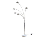 Booglamp 205 cm chroom met dimmer