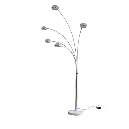 Booglamp 205 cm chroom met dimmer