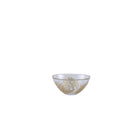Transparent cup golden leaf