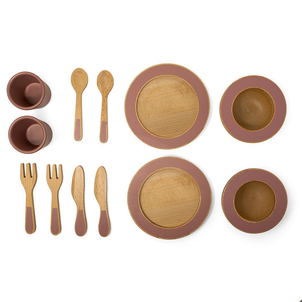 Speelgoed servies kersenbloesem 2 persoons