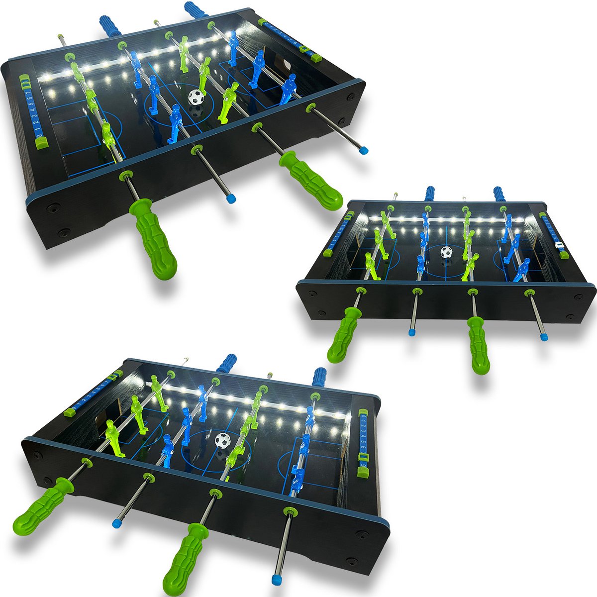 Tafelvoetbal 49x30x8 cm met LED