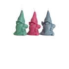 Vormkaars kerstkabouter 8.6 cm koolzaadwas