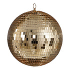 Discobal ornament 25 cm champagne spiegelglas