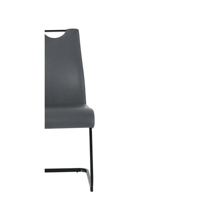 Sledestoelen set van 2 zwart metaal