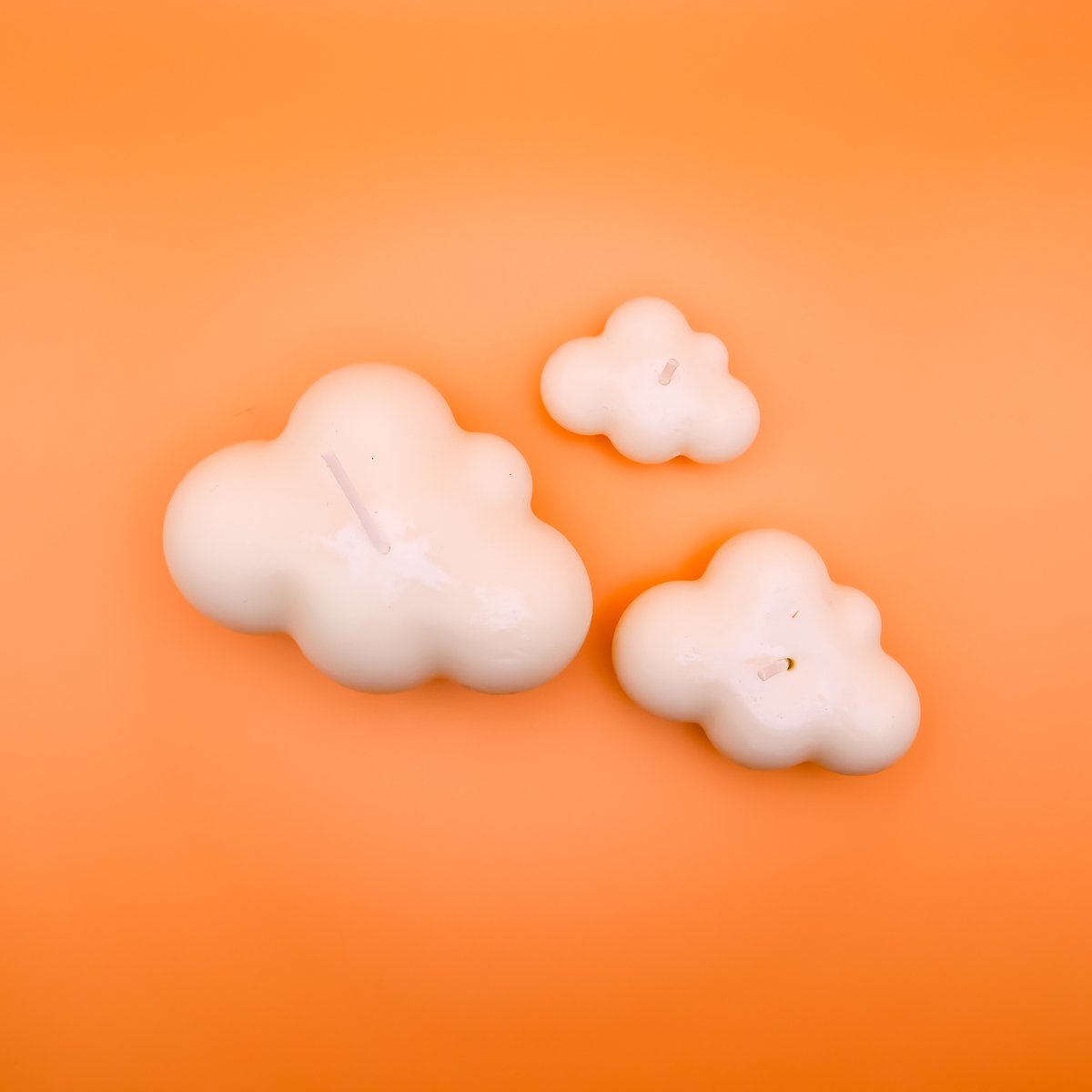 Wolkkaars blauw sojawas
