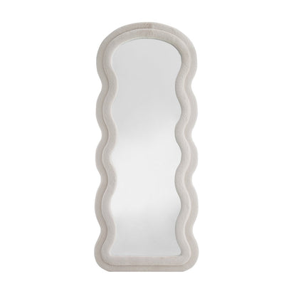 Mirror imitation fur beige 70x170 cm