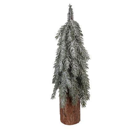 Mini Kunstkerstboom Ø 15x44 cm Groen Hout
