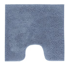 Toiletmat 59x59 cm katoen blauw