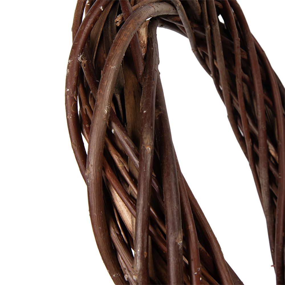 Krans 20x4 cm bruin rotan