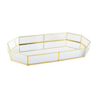 Lade goud glas 42.5x23x5 cm