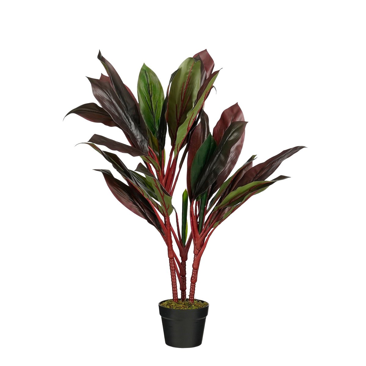 Kunstplant Cordyline rood 90 cm