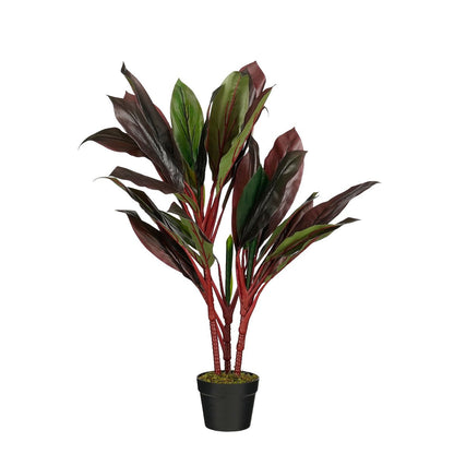 Kunstplant Cordyline rood 90 cm