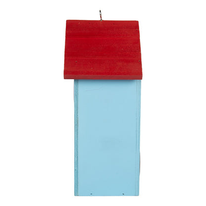 Birdhouse 15x10x22 cm Blue Wood