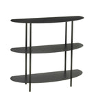 Rek ijzer zwart 90x28x81 cm