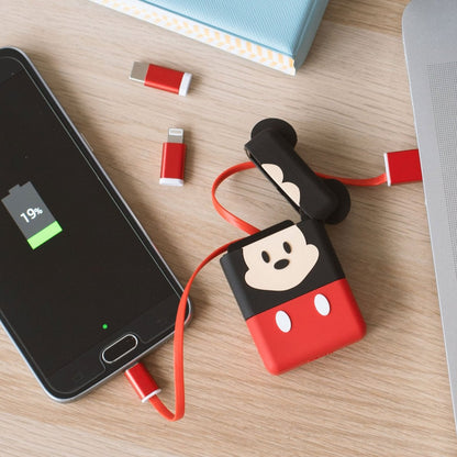 PowerSquad - Flip Retractable Cable "Mickey Mouse"