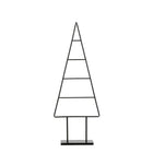 Decoratieve kerstboom 90 cm zwart metaal