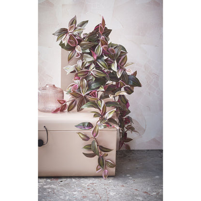 Artificial Hanging Plant Tradescantia Dark Red