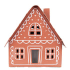 Decoratie huis LED 23x18x23 cm bruin metaal