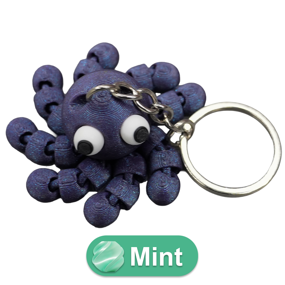 Sleutelhanger octopus PLA beweegbaar