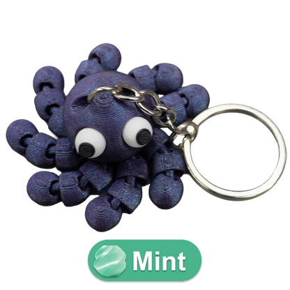 Sleutelhanger octopus PLA beweegbaar